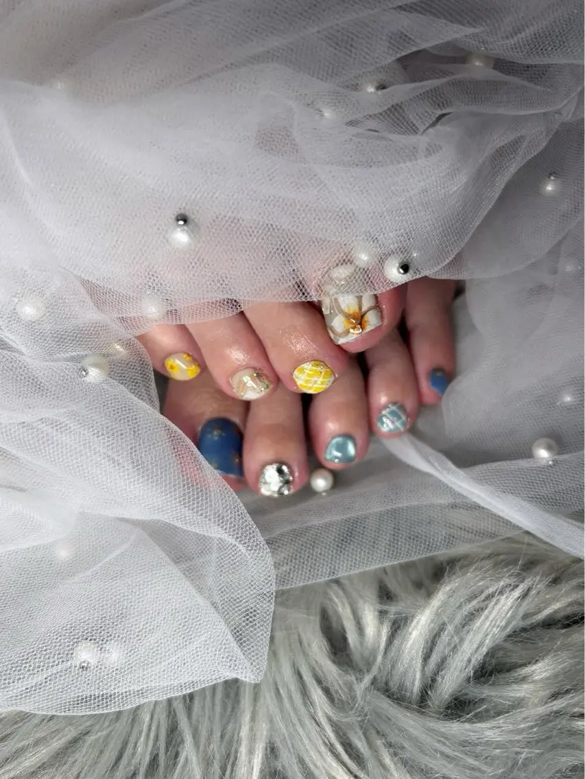 ネイル フットネイル フットネイル JFYnail ゆいのネイルデザイン