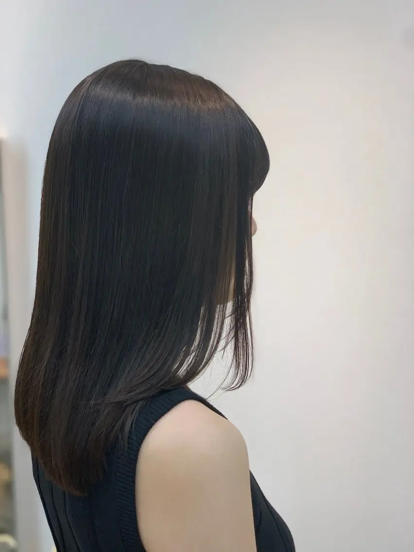 ミディアム 髪質改善 河上 麻衣/白髪ぼかしのヘアスタイル
