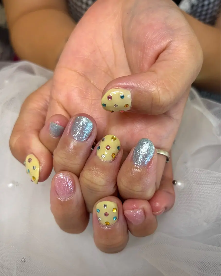ネイル フラッシュネイル ハンドネイル ぽっぷん satomiのネイルデザイン