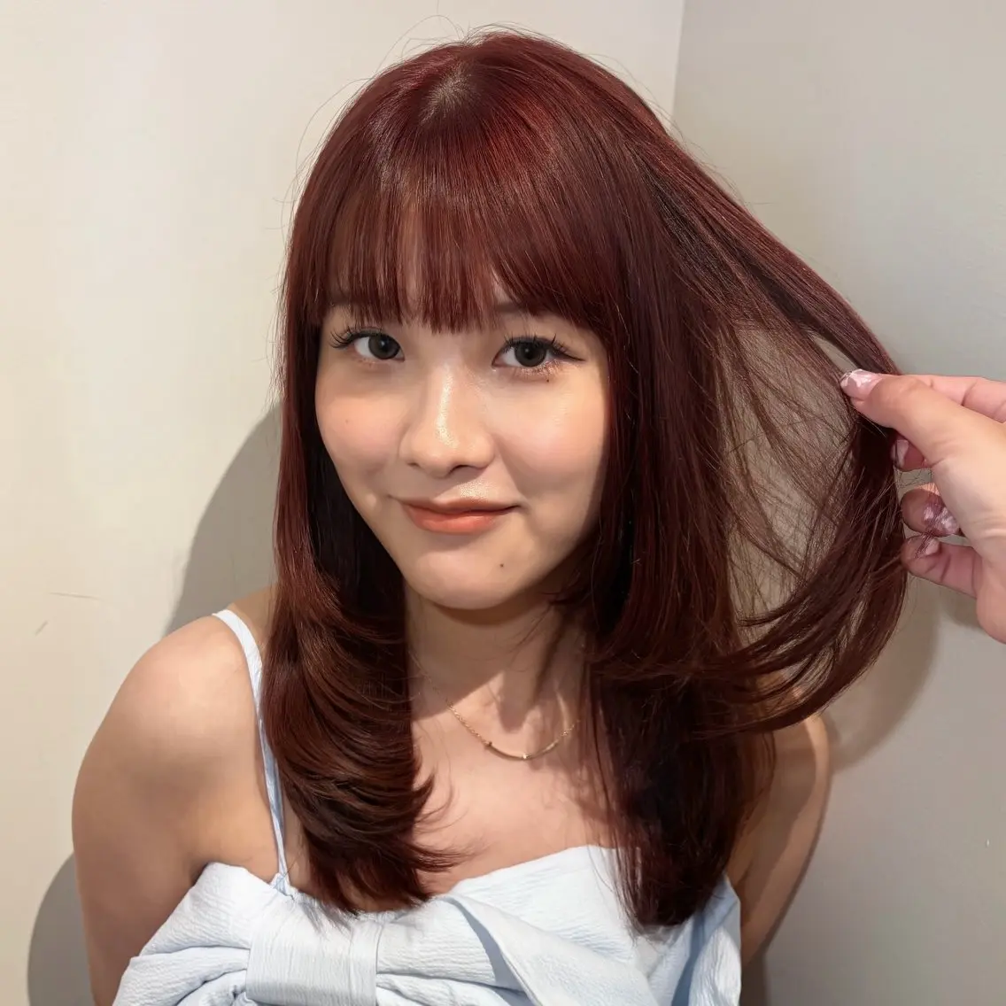 セミロング カラー カット ヘアカラー rami💞 髪質改善のヘアスタイル
