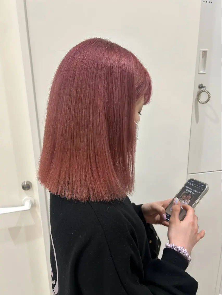 カラー カラー/ブリーチ モデル募集 柴田のヘアスタイル