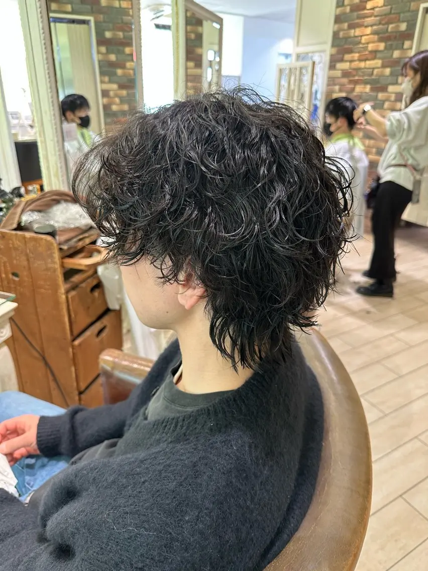 パーマ メンズ カット パーマ メンズパーマ特化🔥 ツイスパ/シャドウのヘアスタイル
