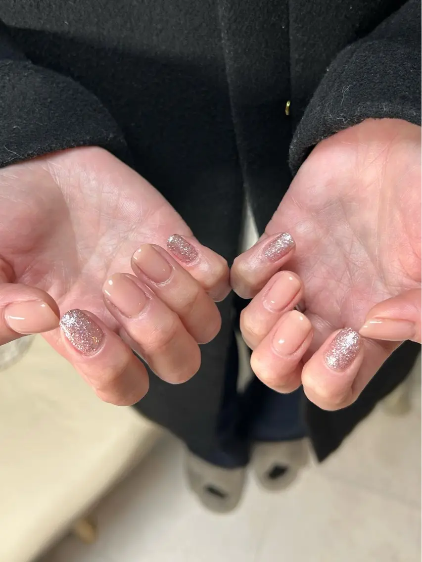 ネイル ワンカラーネイル ハンドネイル ten nail salon　かえでのネイルデザイン