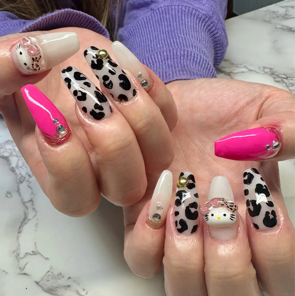 ネイル アートネイル チークネイル フレンチネイル キラキラネイル マグネットネイル Mai’s nailのネイルデザイン