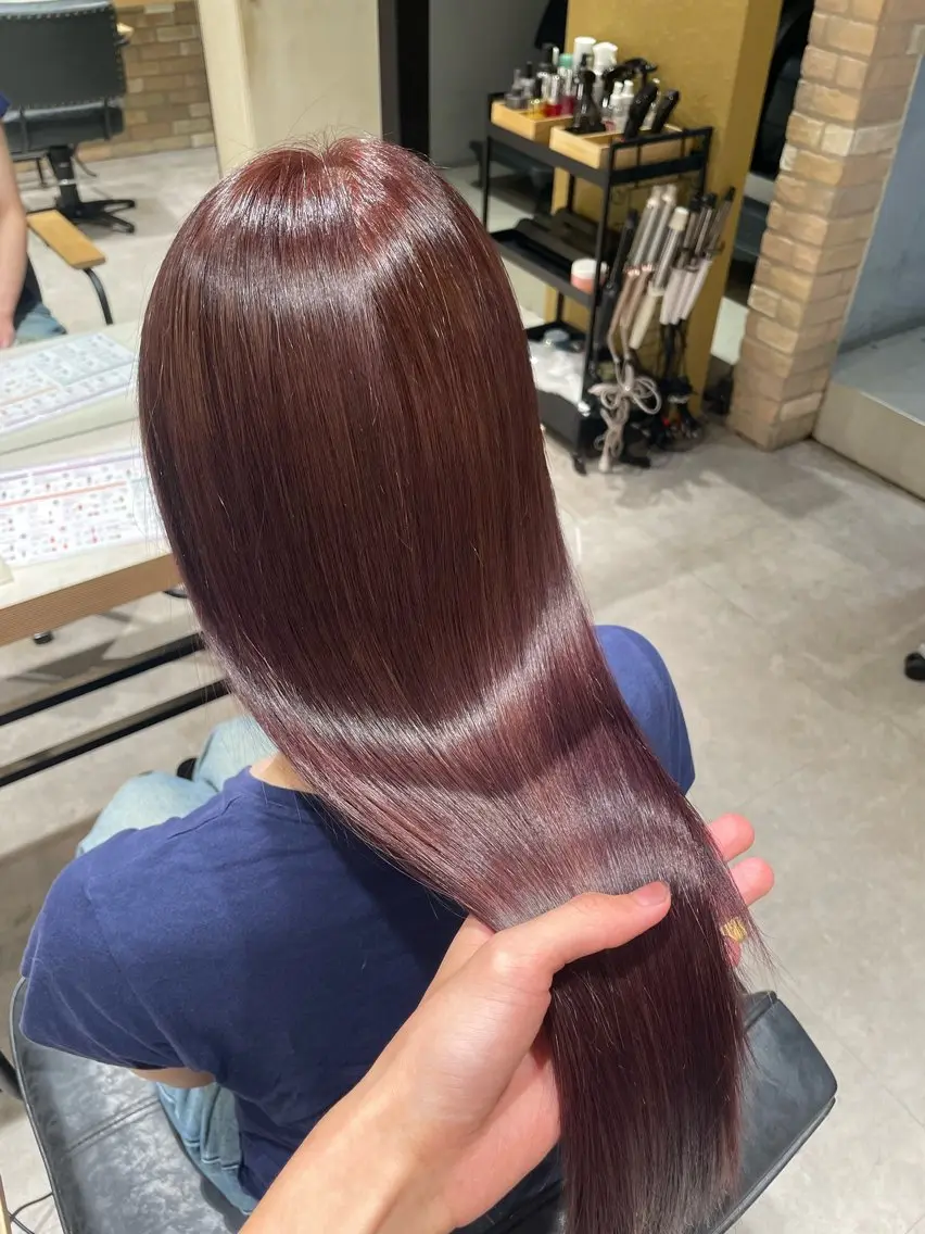 ロング カラー 透明感カラー ラベンダーカラー ピンクカラー ピンクラベンダー ヘアカラー しょう / 透明感カラー🍃のヘアスタイル
