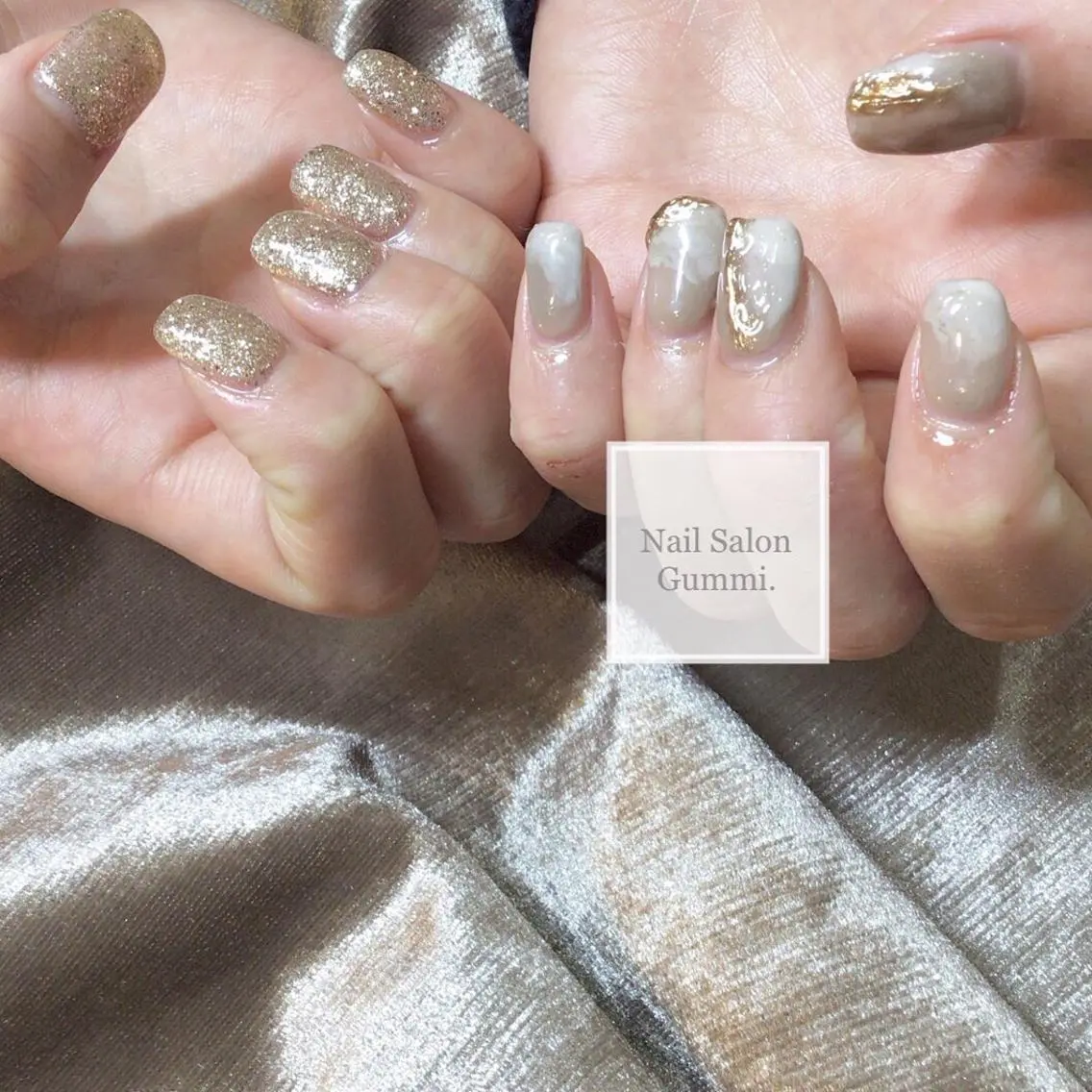 ネイル ラメ(グリッター) Nail Salon Gummi.のネイルデザイン