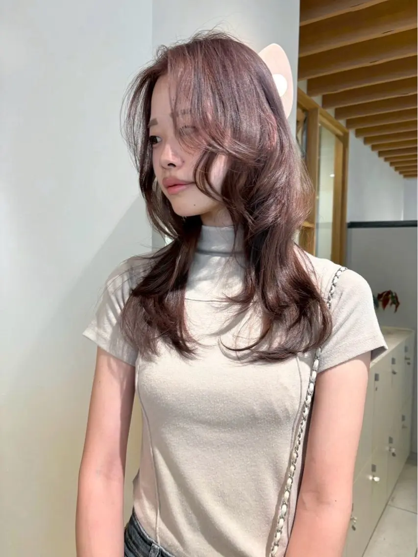カラー ヘアカラー 横井 優奈のヘアスタイル