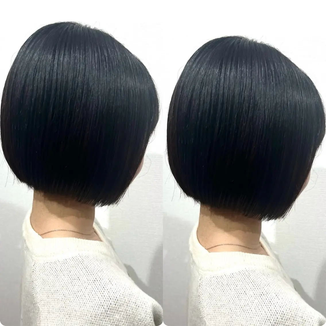 ショート 切っぱなし💇‍♀️ イヤリング🎨龍之介のヘアスタイル