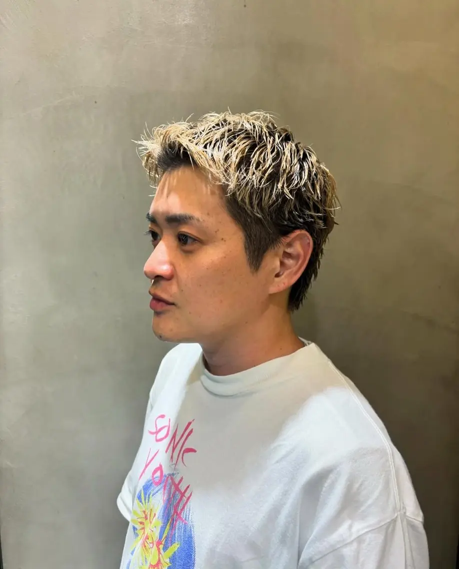 ショート メンズ カット ヘアカラー トリートメント 💈メンズ特化💈 テッペイのヘアスタイル