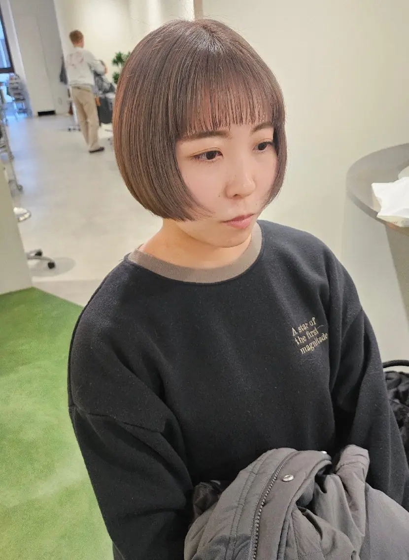 ショート ボブ Narumi 新規限定メニュー！のヘアスタイル