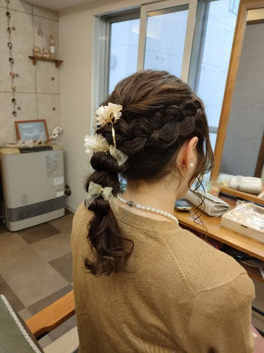 ヘアアレンジ ヘアセット HempBeauty 浅野アサミのヘアスタイル