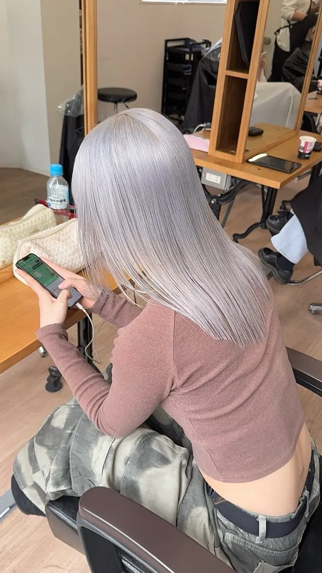 ロング カラー ベージュカラー ブリーチ ブロンド ブラウンカラー ケアブリーチ カット ヘアカラー トリートメント ブリーチ ハイトーン 特化🌈フジタハルキのヘアスタイル
