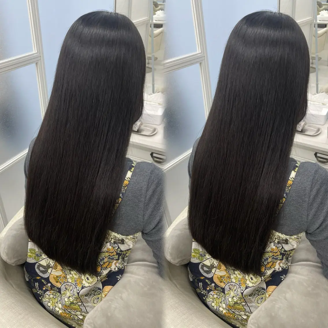 ロング カット 縮毛矯正 トリートメント 髪質改善矯正/カラー /吉祥寺 mariのヘアスタイル