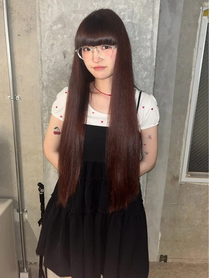 ロング ヘアカラー KAEDE☺︎ 学芸大学のヘアスタイル