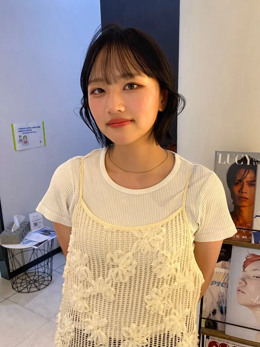 ショート カラー カット ヘアカラー トリートメント mai / linoah˚✧のヘアスタイル