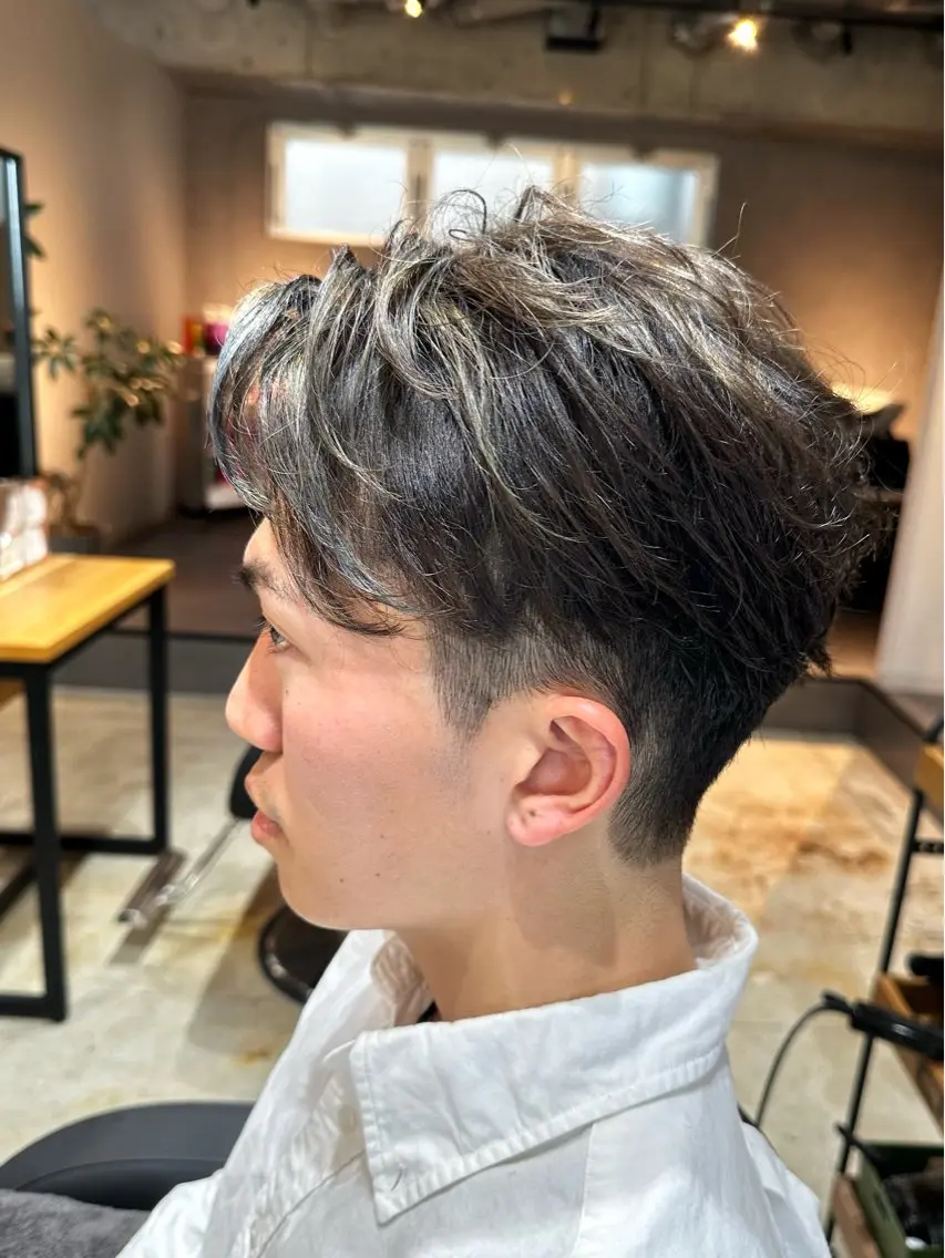 ショート メンズ カット ヘッドスパ ✨髪質改善/ハイトー ン/艶髪高山のヘアスタイル