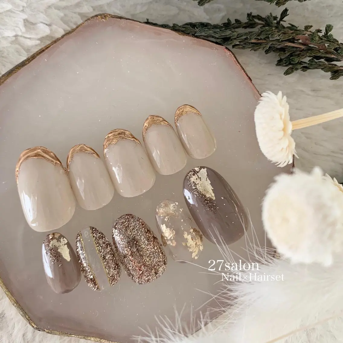 ネイル ニュアンスネイル 27salon yuinaのネイルデザイン