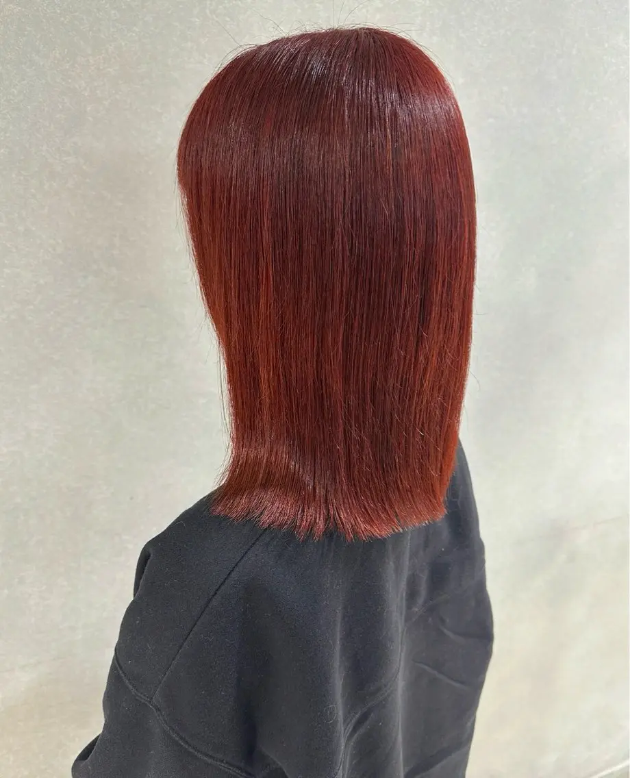 ミディアム カラー ヘアカラー 唐澤 千尋のヘアスタイル