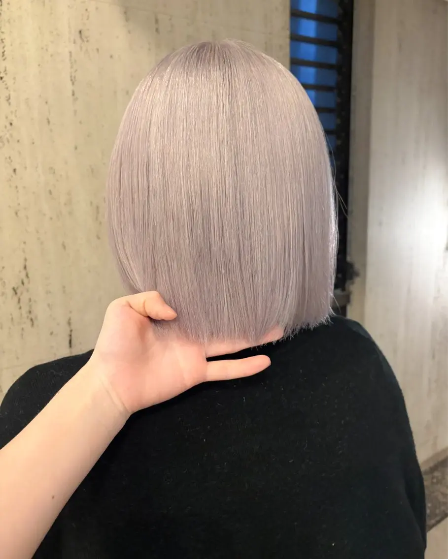 ショート ヘアカラー トリートメント 垢抜け透明感カラー 🧚🏻♀️ミユウのヘアスタイル