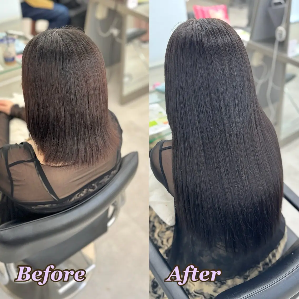 エクステ ヘアメ🎀ハイトーン 🩵エクステ🪄しほのヘアスタイル
