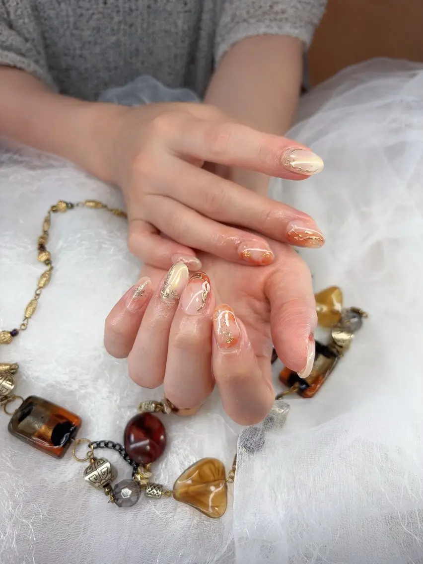 セミロング ハンドネイル AMI Nailsalonのネイルデザイン