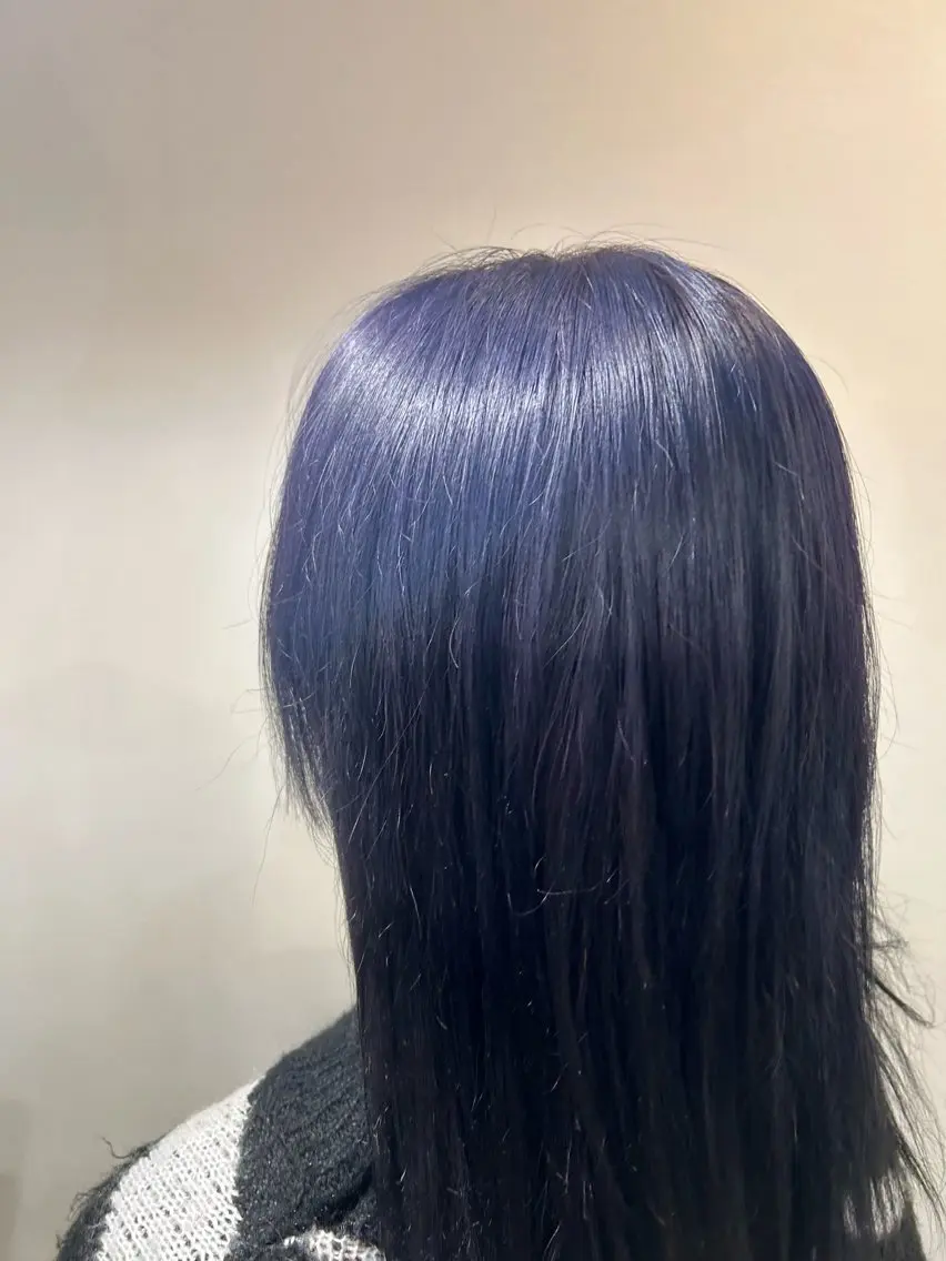 セミロング 元永 沙知のヘアスタイル