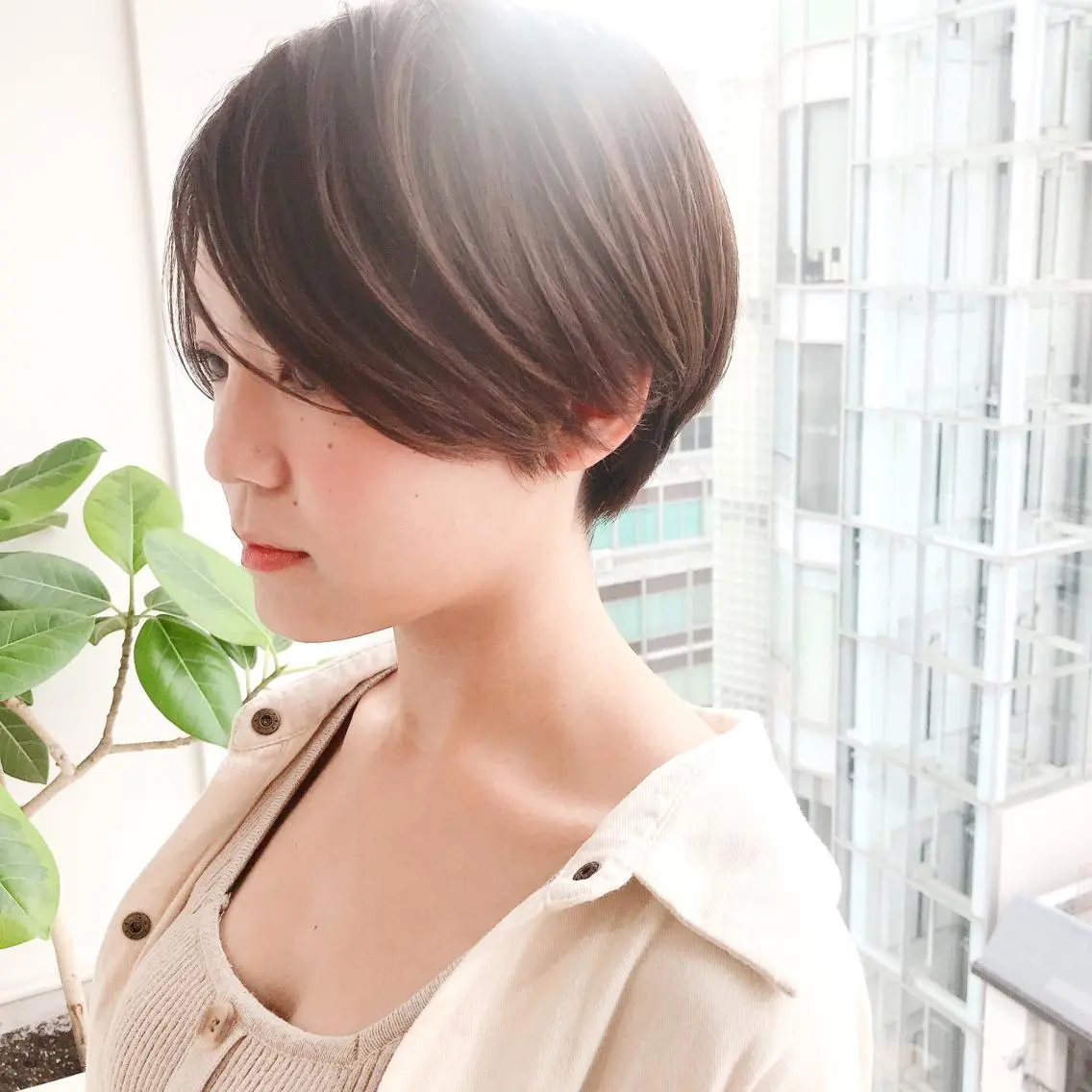 ショート カット ヘアカラー トリートメント 艶髪ショートの匠✂️ 錦糸町佐藤店長のヘアスタイル