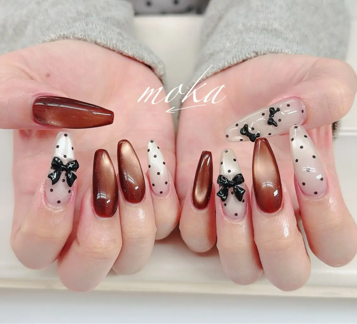 ネイル ハンドネイル ハンドケア 胡蝶蘭レディースサロ ンNailMOKAのネイルデザイン