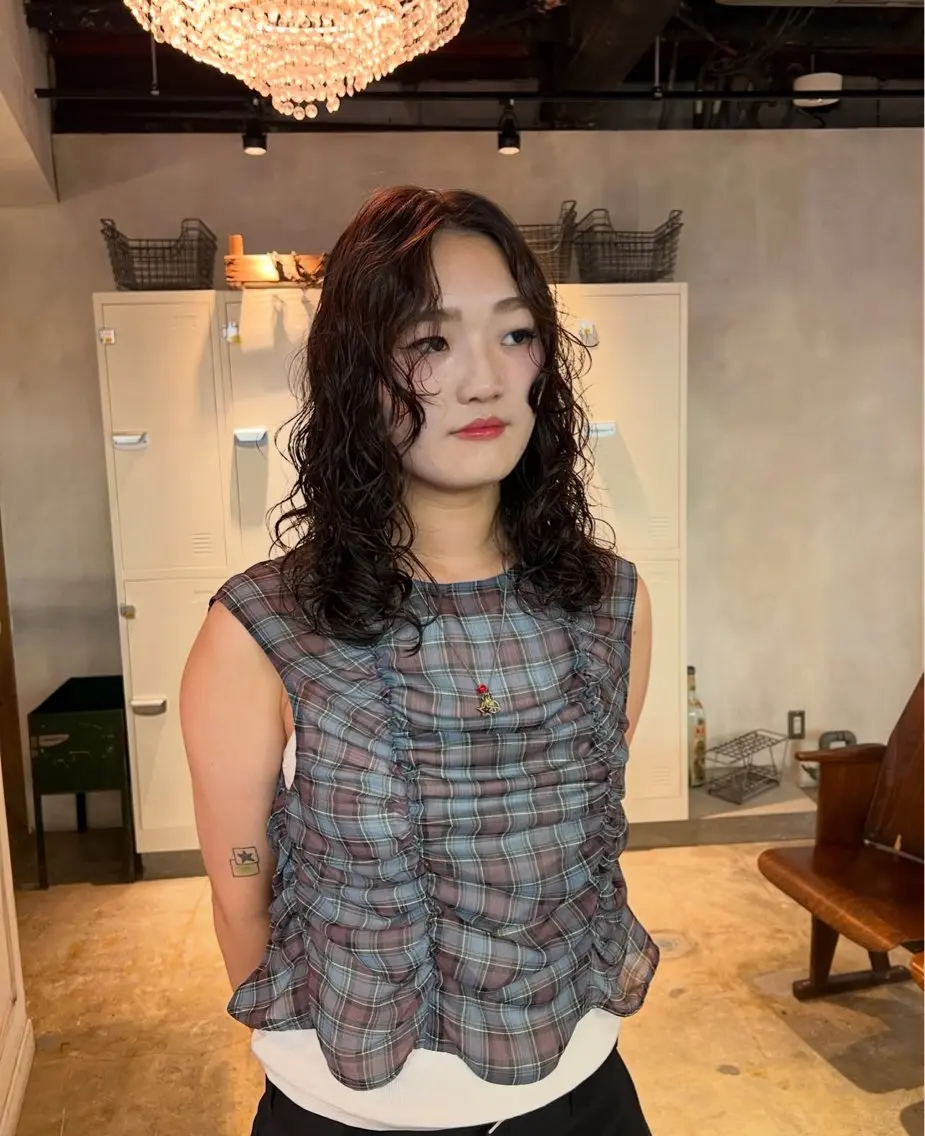 👩🏻🦱レディースカット+デジタルパーマ👩🏻🦱の写真