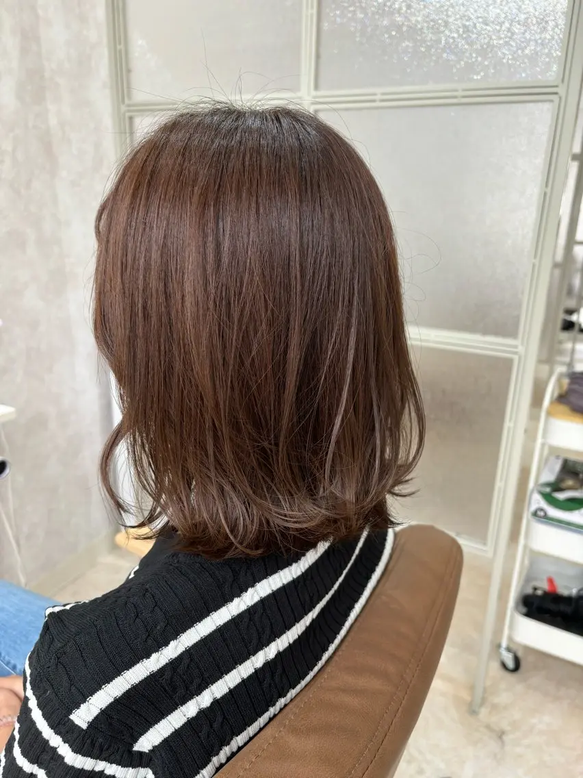 ミディアム 【Velle】 SHUHEIのヘアスタイル