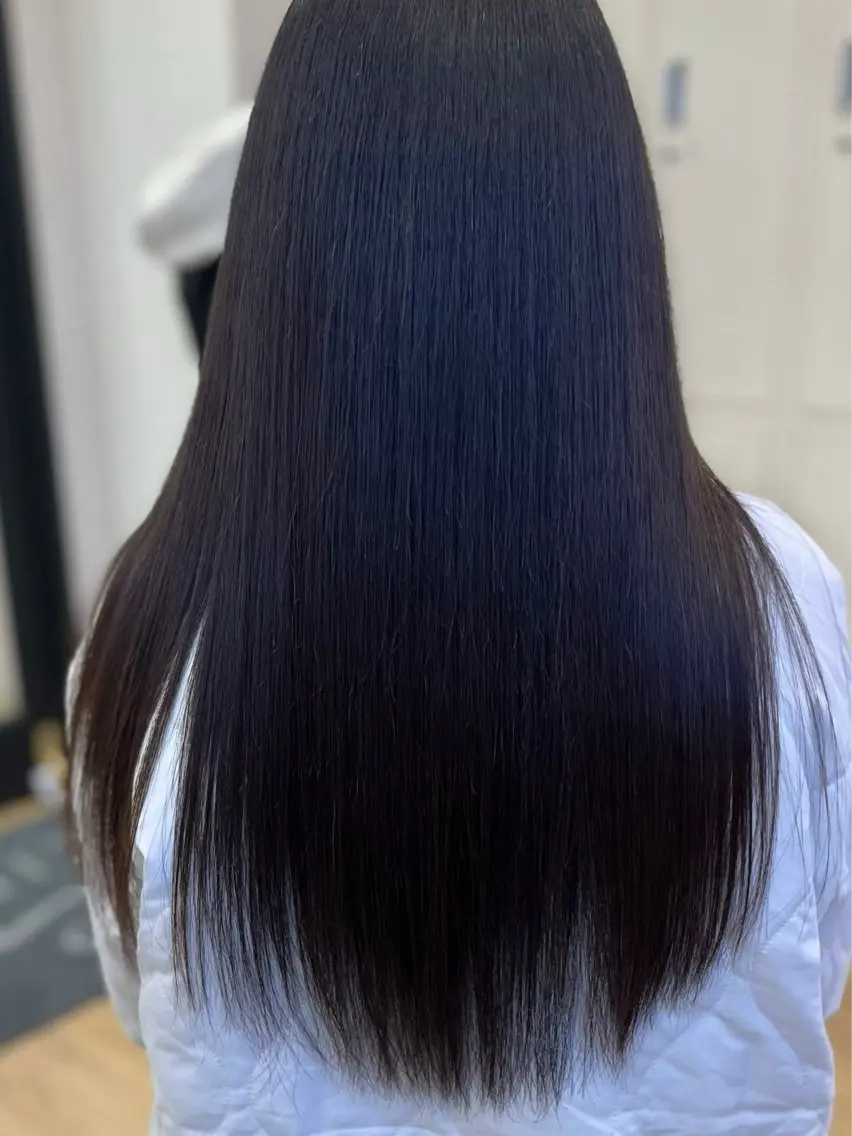 ロング 【大名】縮毛矯正特化 履歴が複雑ok／金城のヘアスタイル