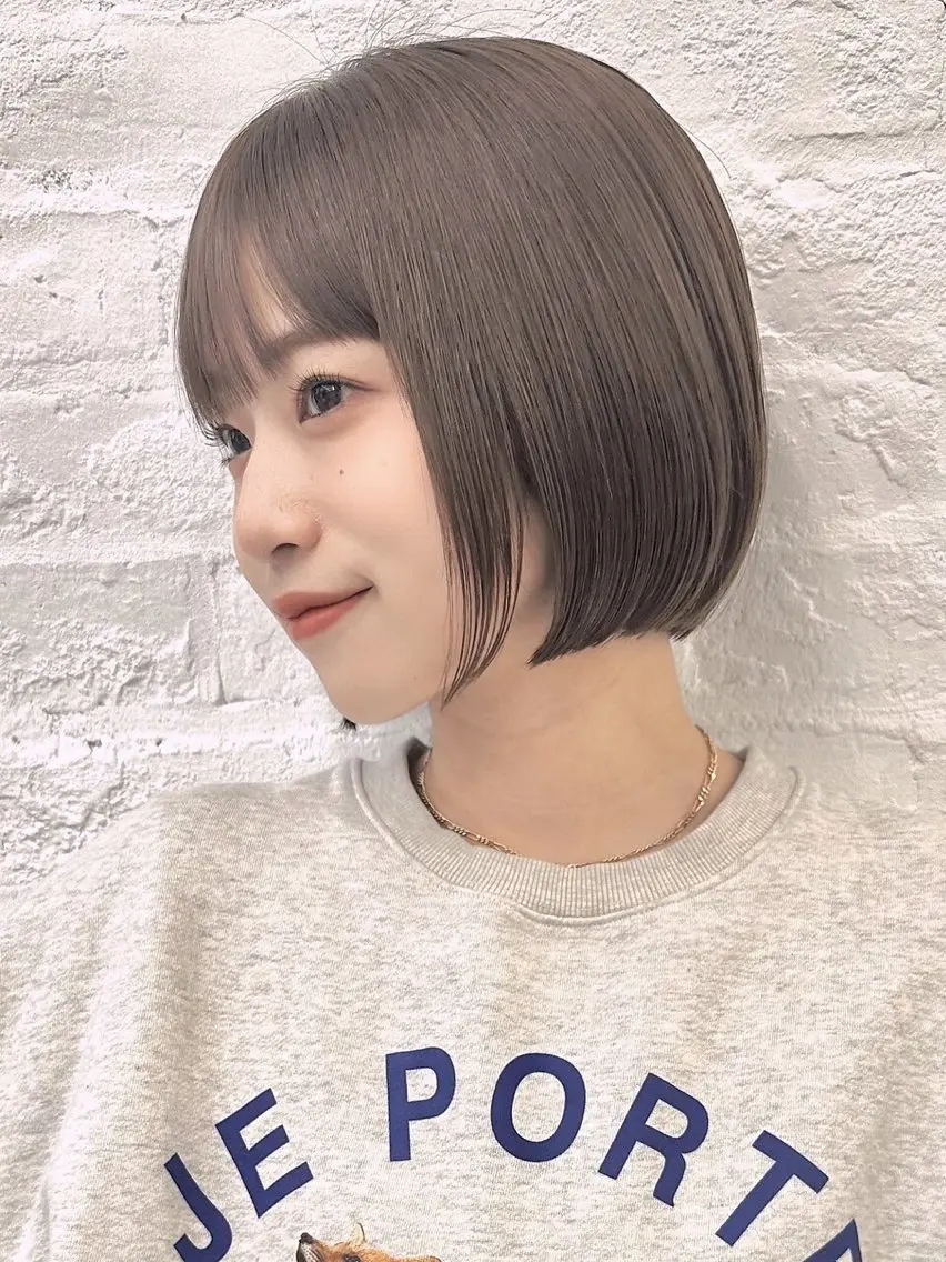 ショート ボブ 藤野 慶太のヘアスタイル