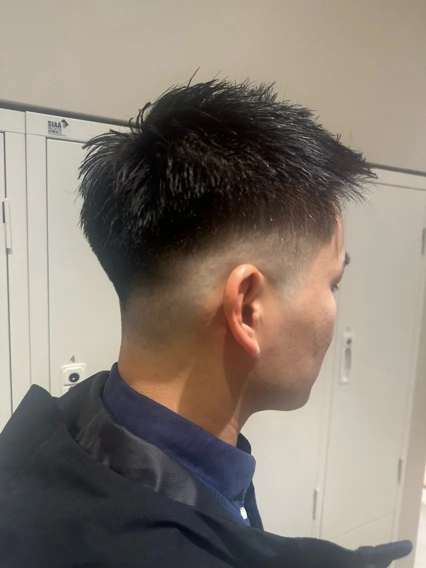 メンズ フェードカット カット シムラ カイゲンのヘアスタイル