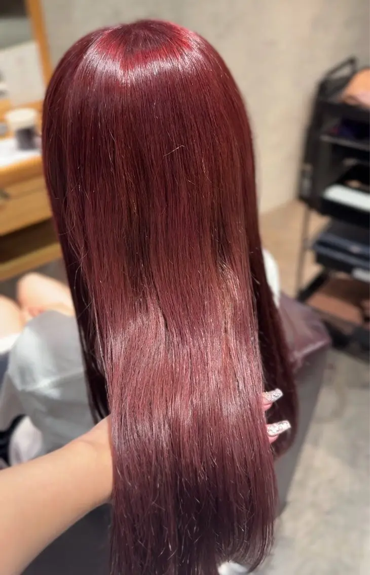 ロング カラー カット ヘアカラー 乃空/★縮毛矯正✩* /うる艶(.⩊<)☆のヘアスタイル