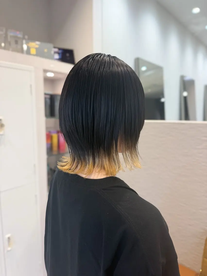 カラー ブリーチ ヘアカラー kawamata cocona🌿のヘアスタイル