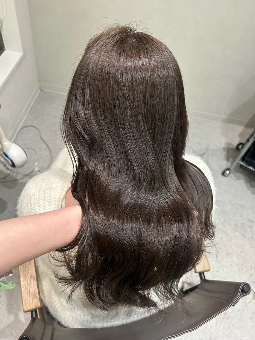 ロング カット ヘアカラー 加藤 乃彩のヘアスタイル