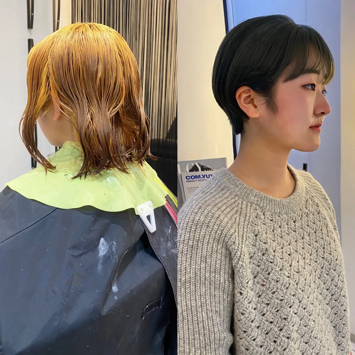 ショート カラー カット ヘアカラー トリートメント mai / linoah˚✧のヘアスタイル