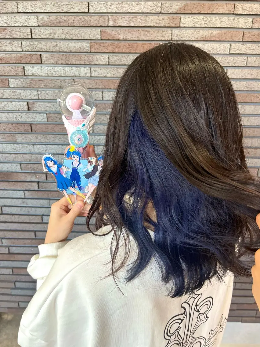 💓インナーカラー💓シャンプー込み❣️ワンブリーチ+カラーの写真