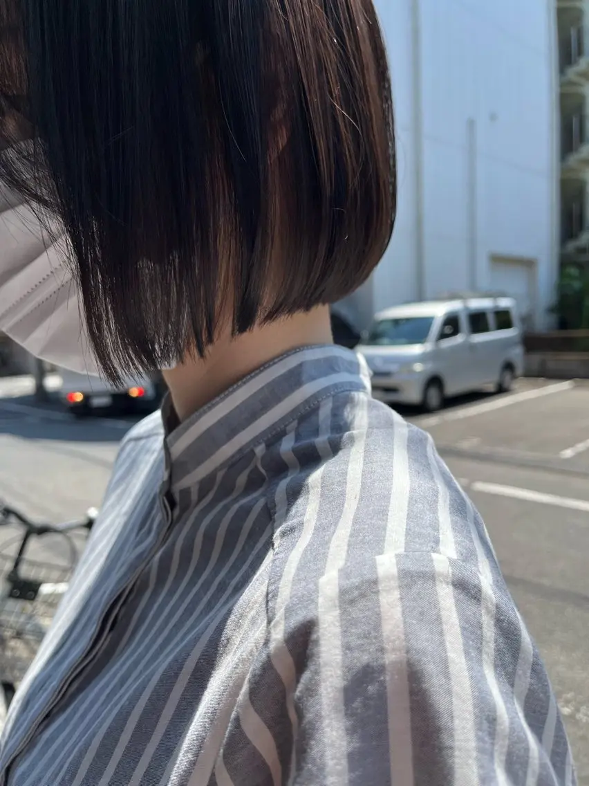 ショート 『ショート、ボブ』 中川 遼のヘアスタイル