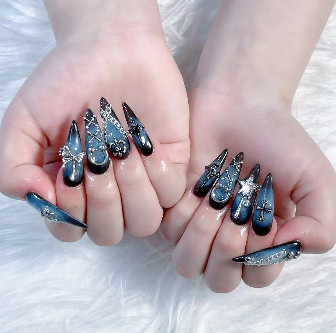 [チップ長さ出し10本] Y2K Nailつけ放題の写真