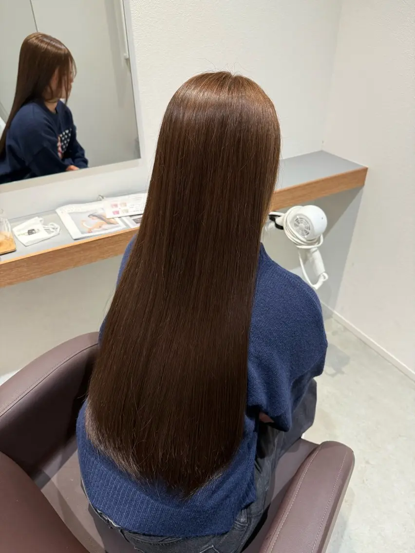 ロング カラー キラ🌟 艶感color🎀のヘアスタイル