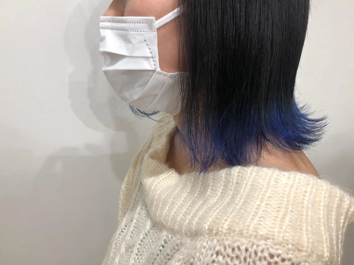 カラー white.梅田 デザインカラー🦄のヘアスタイル