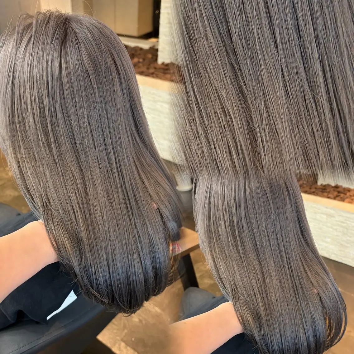 ロング カラー ヘアアレンジ ヘアカラー トリートメント 透明感カラー/推しカ ラー☁️JURAのヘアスタイル