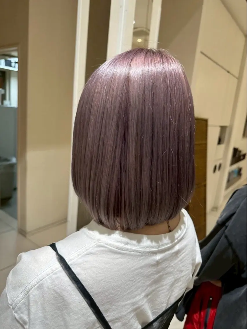 カラー カット ヘアカラー トリートメント 💎縮毛矯正ＮＯ.1 田中ひなた💎のヘアスタイル