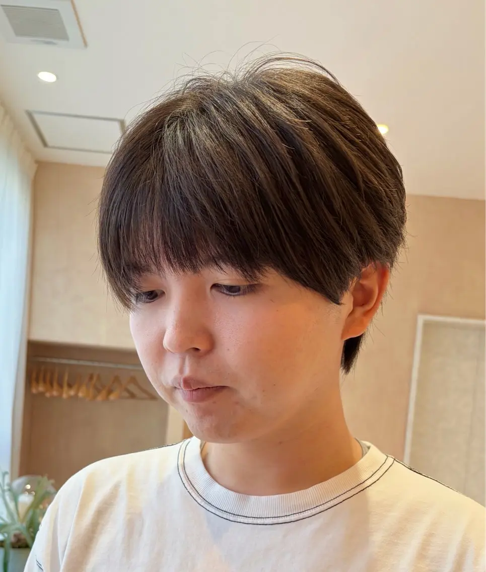 メンズ マッシュ 堂薗 悠杜のヘアスタイル