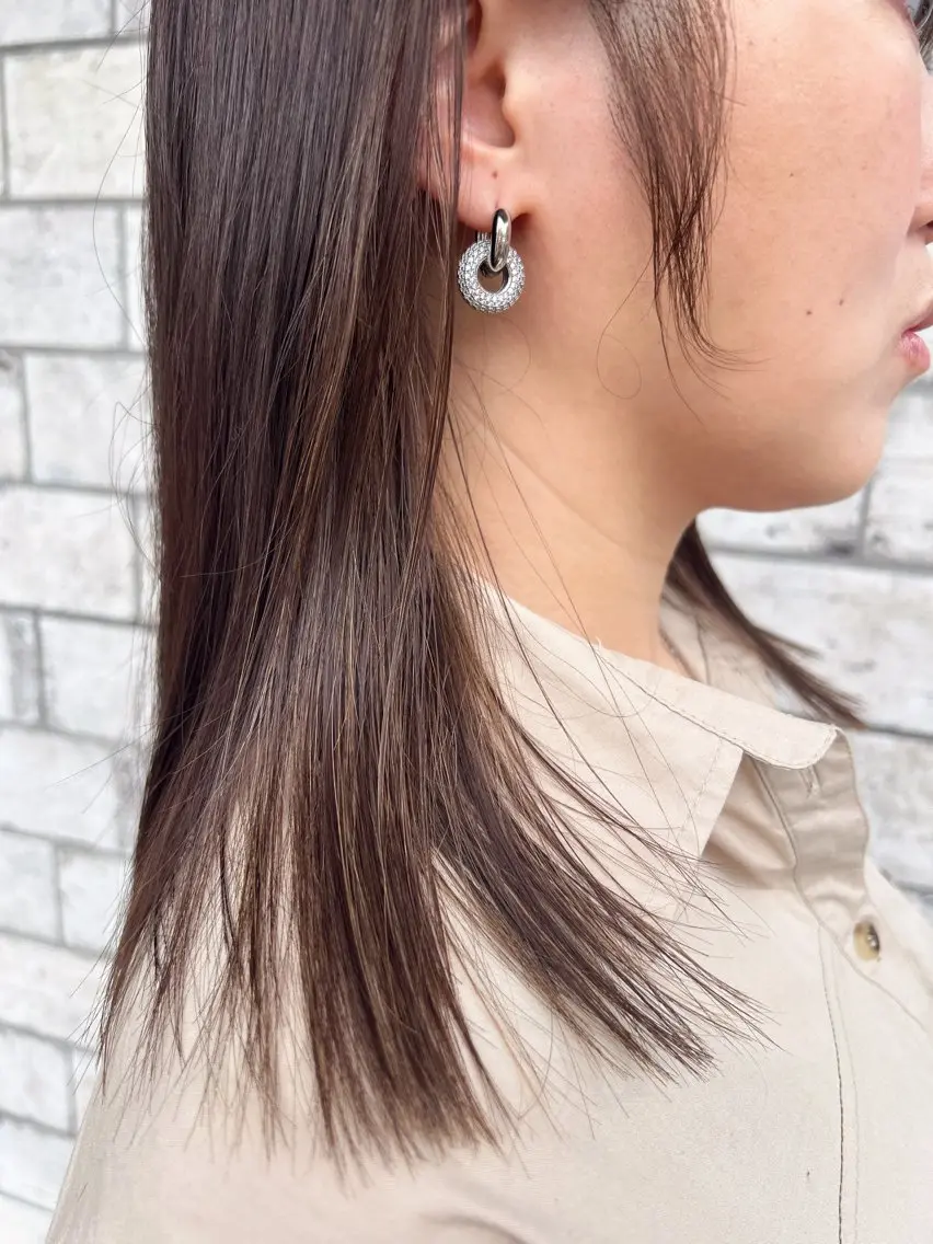 セミロング カラー 村松 美月のヘアスタイル