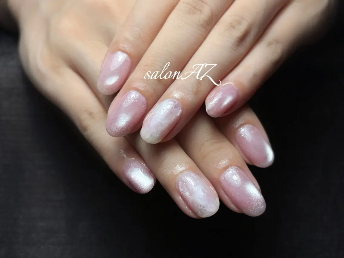 ネイル ニュアンスネイル ハンドネイル salon AZのネイルデザイン
