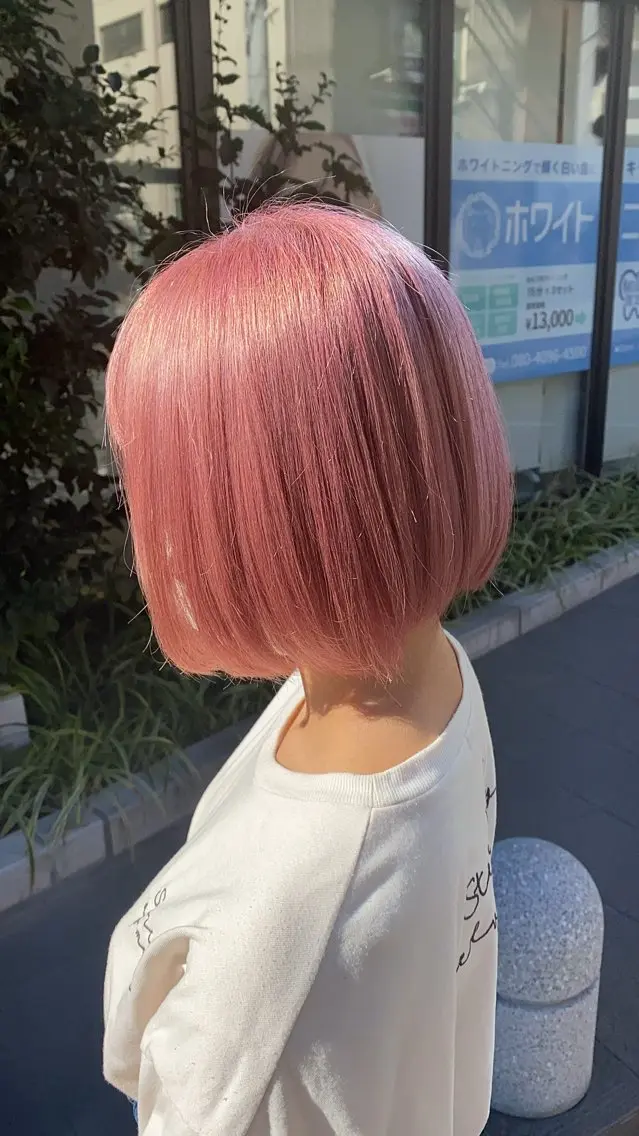 ショート カラー ヘアカラー トリートメント Toshiki大宮 🌈ハイトーン🌈のヘアスタイル