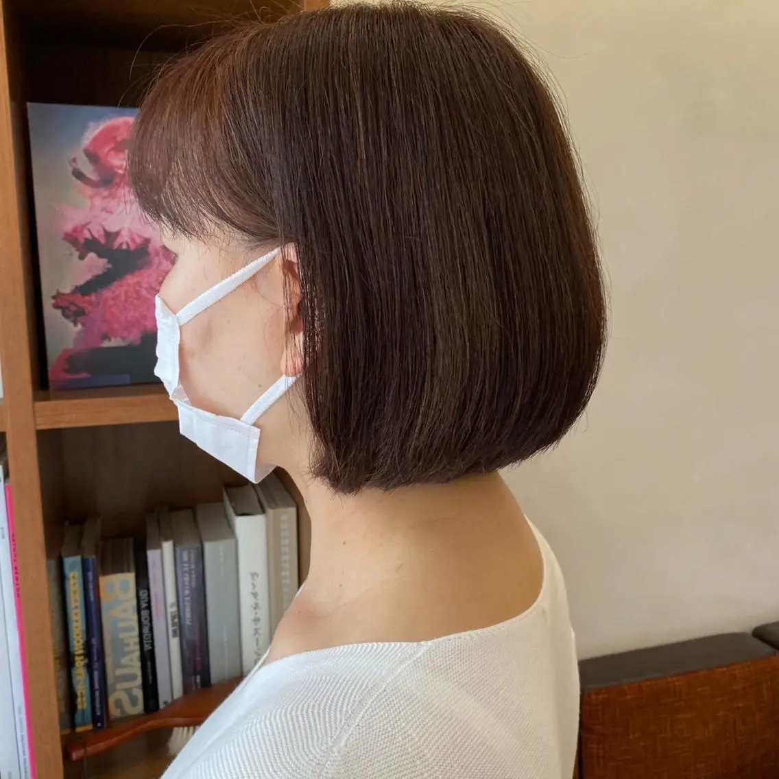 ショート カラー 似合わせレイヤー/ ケアパーマ/高倉のヘアスタイル