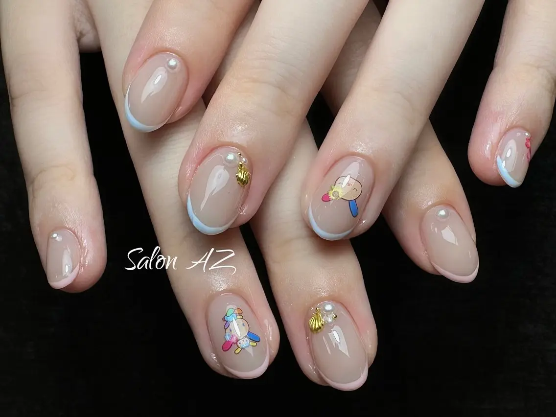 ネイル オフィスネイル ハンドネイル salon AZのネイルデザイン